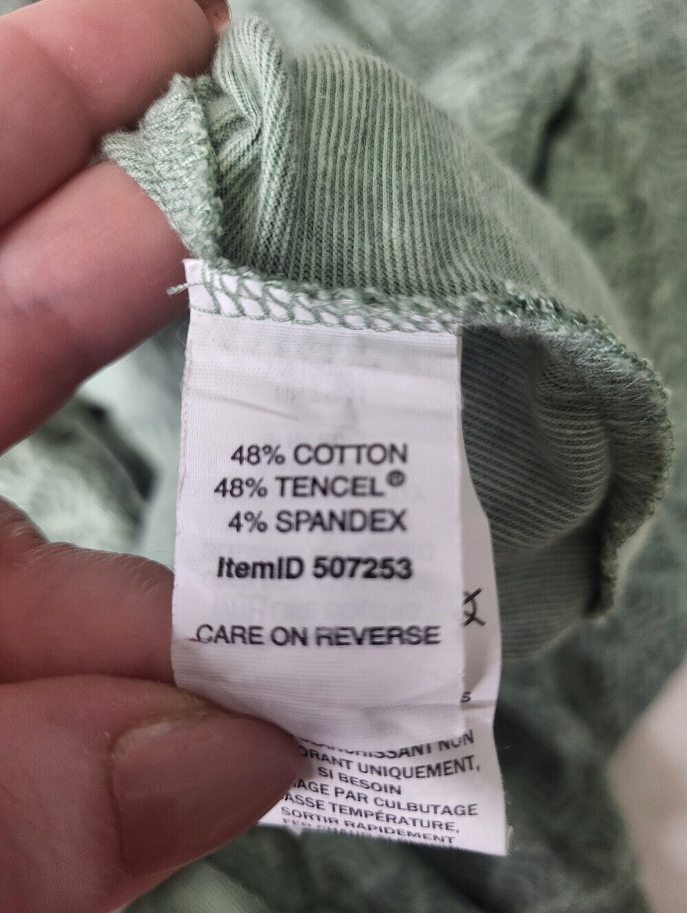 L.L Bean Green Printed Wrap-Style Women's Dress. Size Medium. Item 507253 - Picture 7 of 11